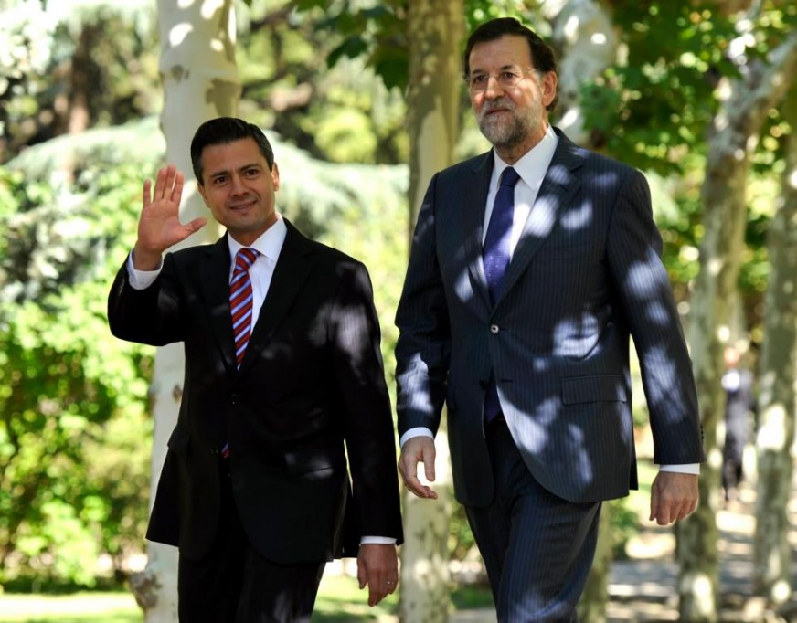 E.P.N se reúne con el presidente de España Mariano Rajoy.