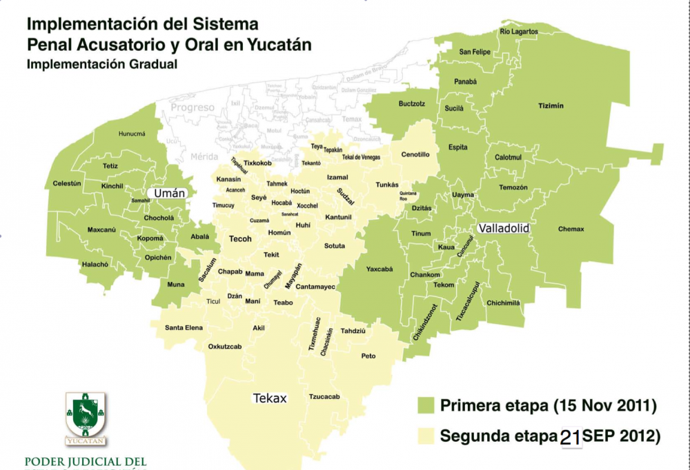 Anuncia PJEY cambios en juzgados penales de Yucatán
