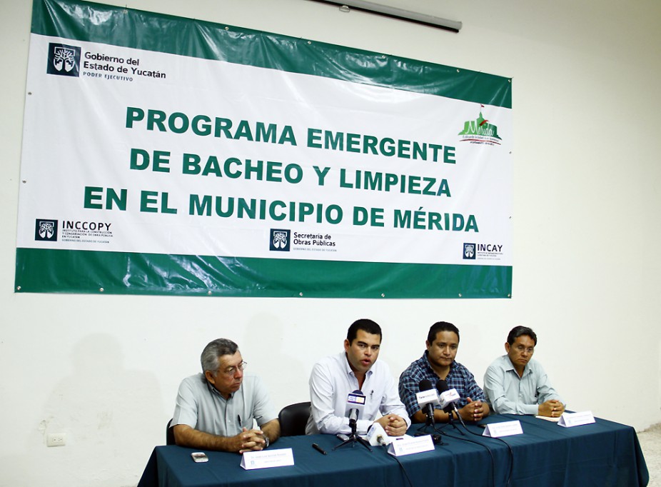 Reportan 171 kilómetros de calles bacheados en Mérida