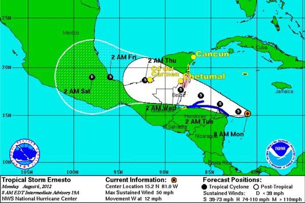 Tormenta tropical 7 pocas posibilidades que se convierta en Huracán