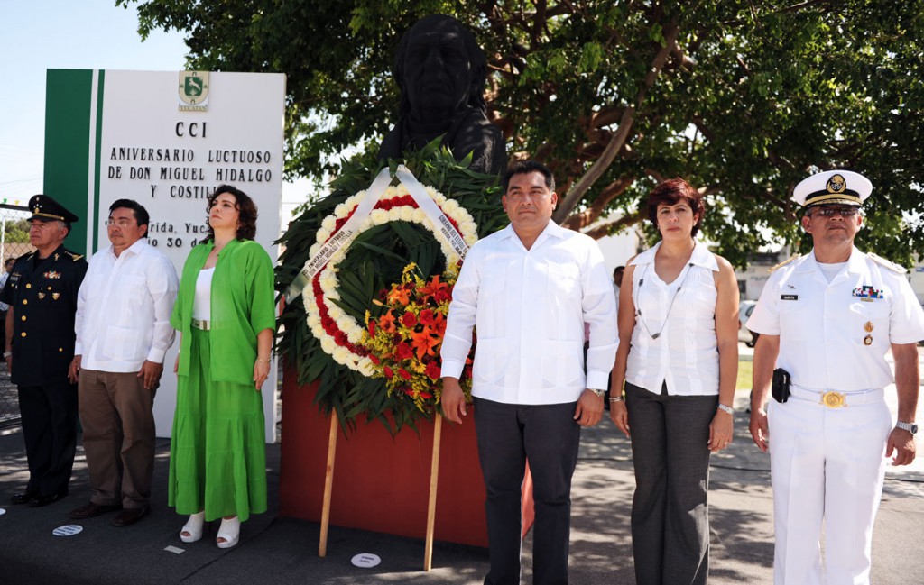 Recuerdan Aniversario luctuoso de Miguel Hidalgo y Costilla 